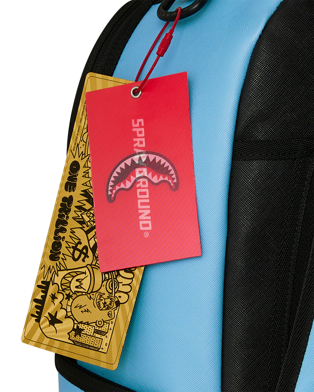 Sprayground - Shark Central Bubble Shark (Sky Blu) Backpack