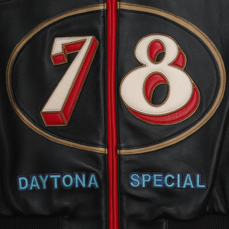 Pelle Pelle - Daytona Special Jacket - Cabernet / Black / Jet Green