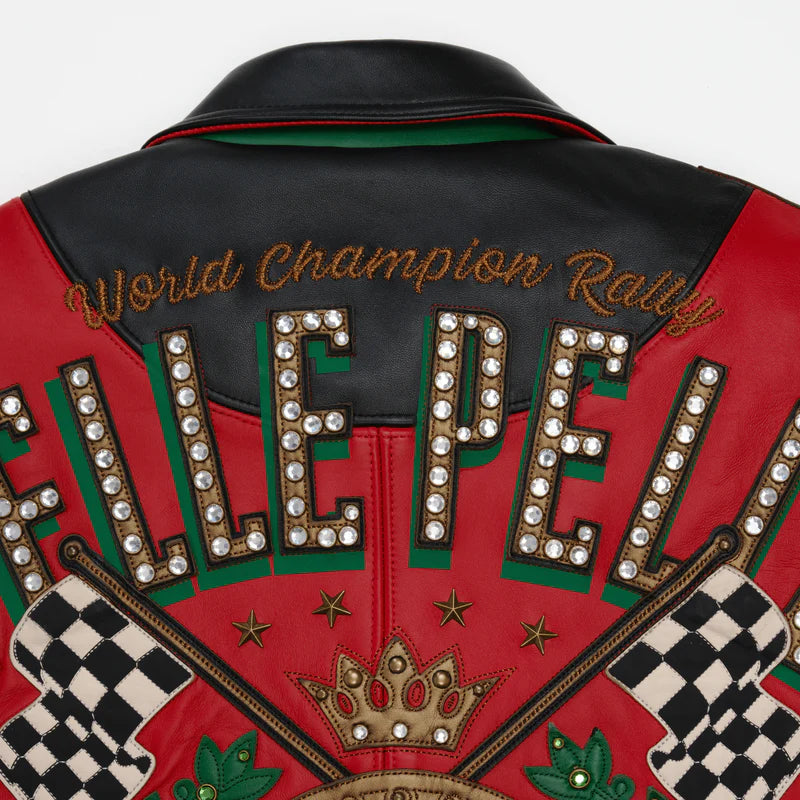 Pelle Pelle - Daytona Special Jacket - Cabernet / Black / Jet Green