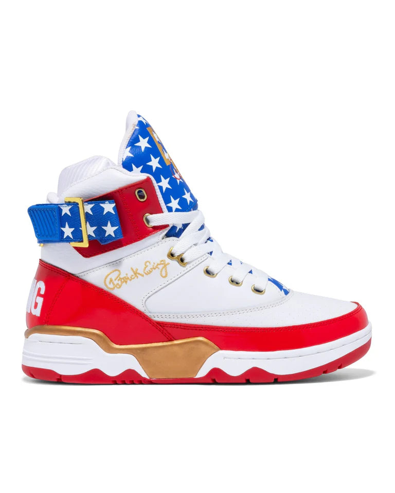 Ewing Athletics 33 HI White/Red/Blue/Gold USA