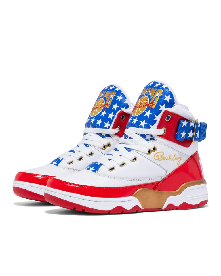 Ewing Athletics 33 HI White/Red/Blue/Gold USA
