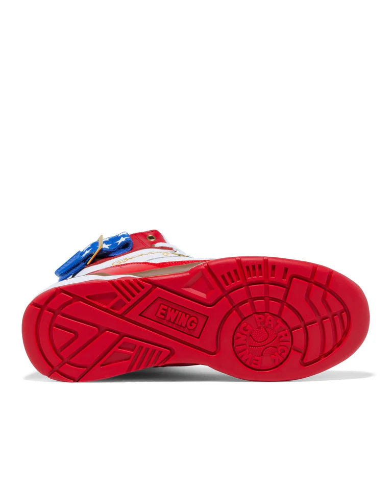 Ewing Athletics 33 HI White/Red/Blue/Gold USA