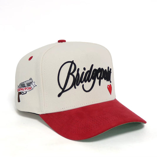95 Trafikking Men's Bridgeport Snapback Hat - Off White/Burgundy