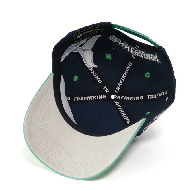 95 Trafikking Men's Connecticut Pizza Hat - Navy/White