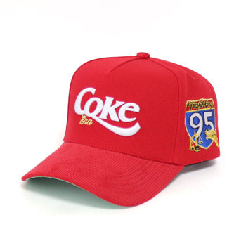 95 Trafikking Men's Snapback Coke Era Hat - Red/White