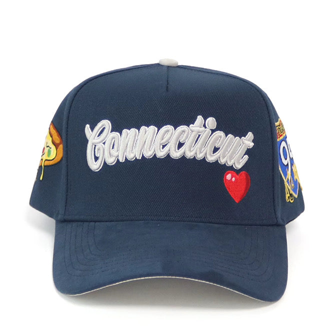 95 Trafikking Men's Connecticut Pizza Hat - Navy/White