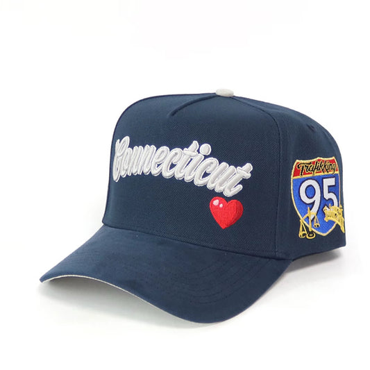 95 Trafikking Men's Connecticut Pizza Hat - Navy/White