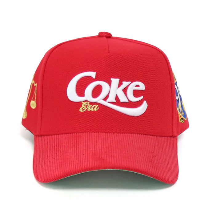 95 Trafikking Men's Snapback Coke Era Hat - Red/White