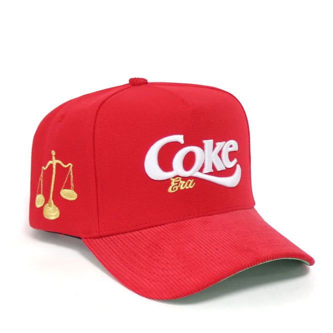 95 Trafikking Men's Snapback Coke Era Hat - Red/White