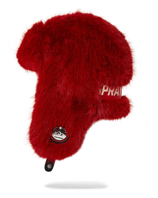 Sprayground Sky High Seekers Arctic Big Fur Aviator (SG Red)