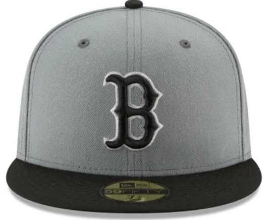 New Era 59Fifty Fitted - Boston Red Sox Storm Gray Basic