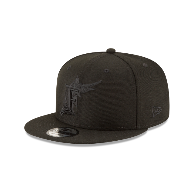 FLORIDA MARLINS BLK/BLK SNAP