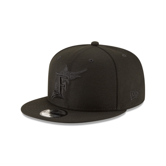 FLORIDA MARLINS BLK/BLK SNAP