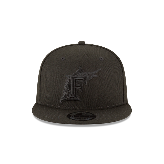 FLORIDA MARLINS BLK/BLK SNAP