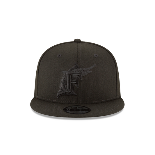 FLORIDA MARLINS BLK/BLK SNAP