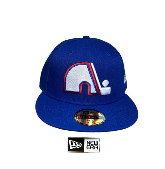 NHL 5950 Quebec Nordiques Royal White Logo