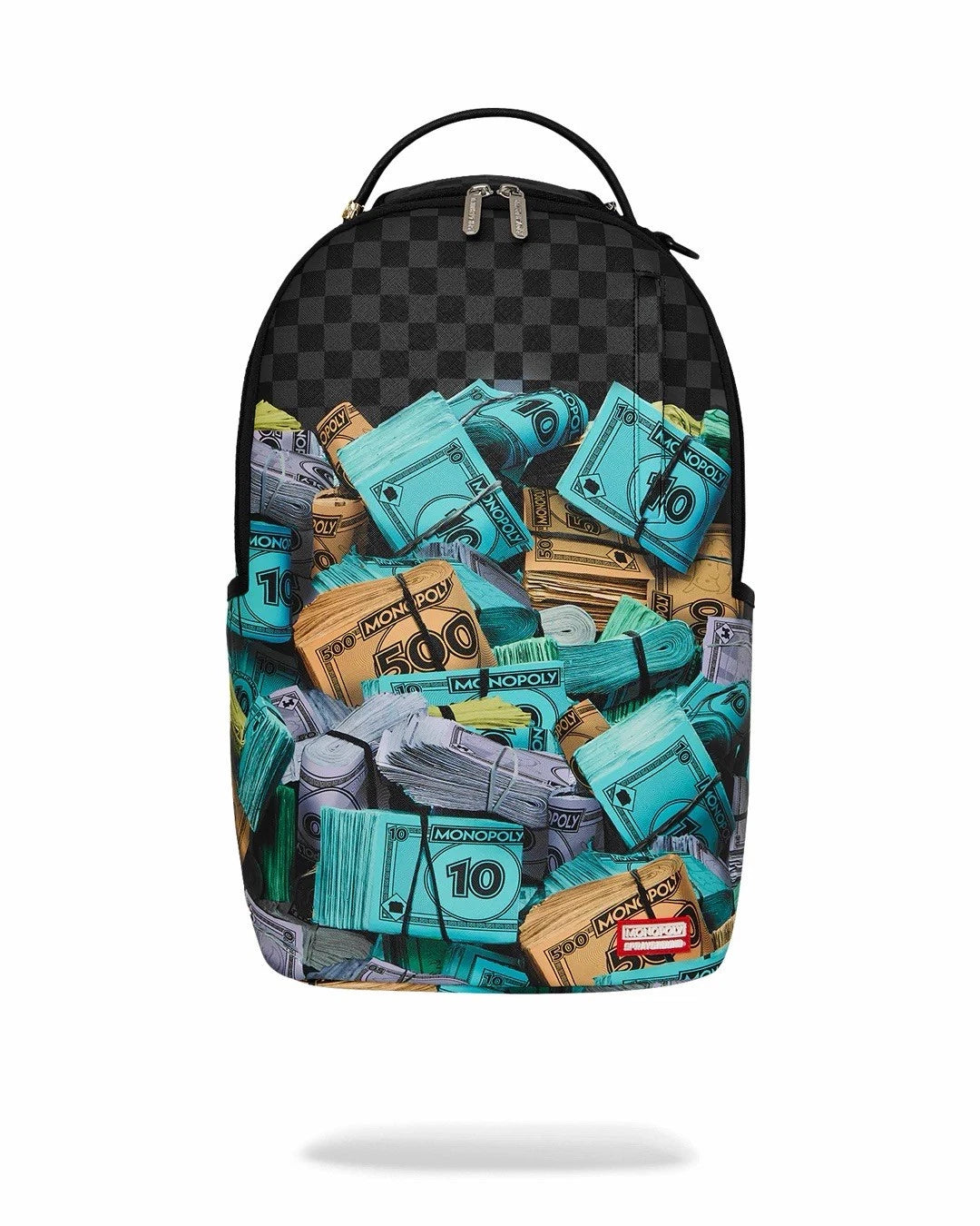 Sprayground Backpack Monopoly Money Stacks B8782